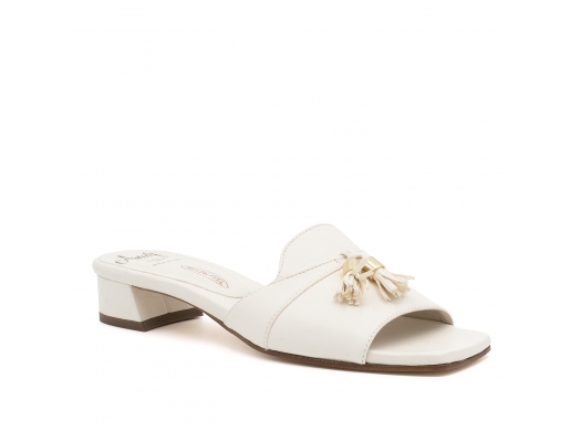 Slide sandal Bussola white