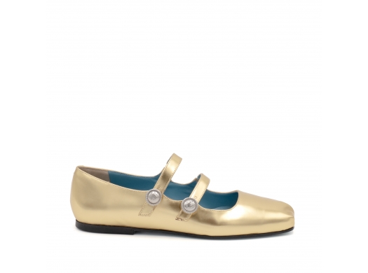 Ballerina flat Bambolina gold