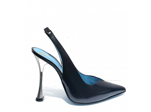 Slingback pumps Single black